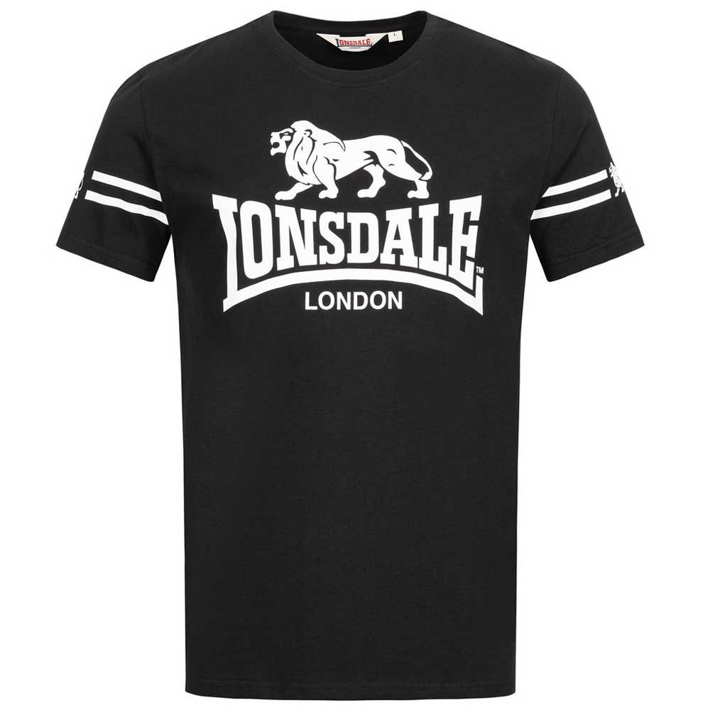 Lonsdale Aldeburgh Short Sleeve T-shirt Schwarz 2XL Mann von Lonsdale