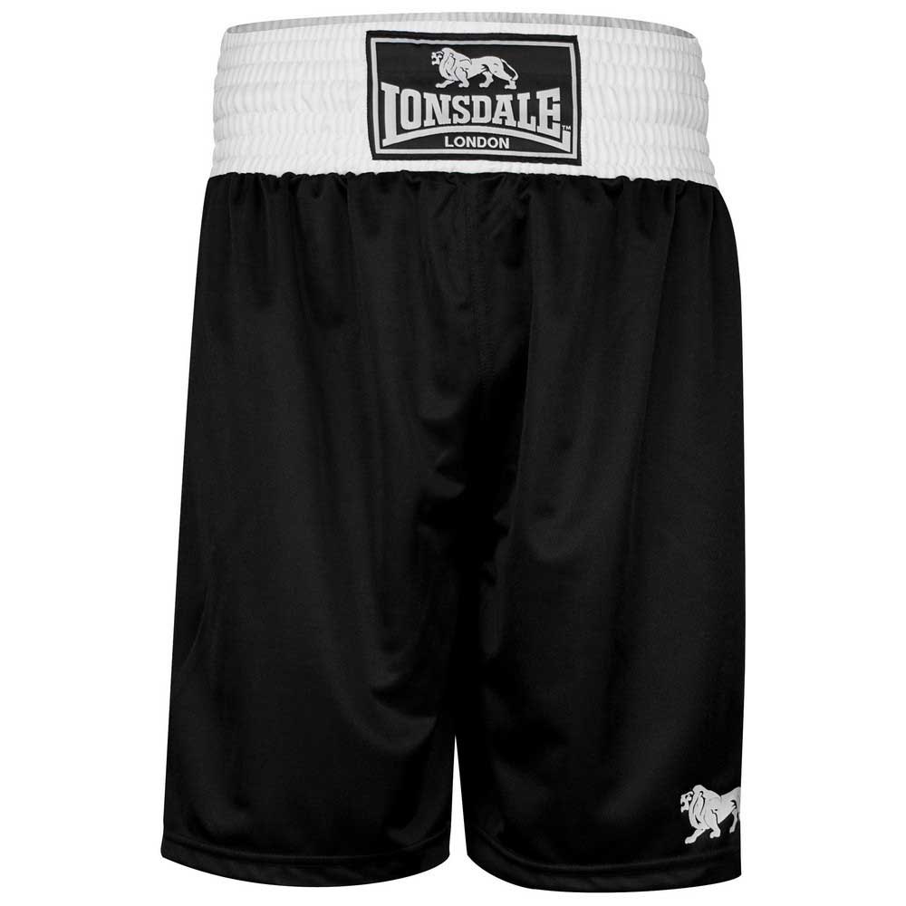 Lonsdale Amateur Boxing Trunks Shorts Schwarz 2XL Mann von Lonsdale