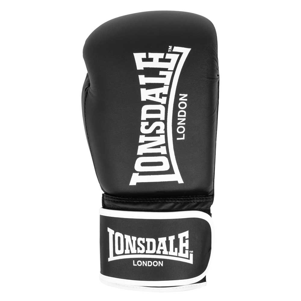 Lonsdale Ashdon Artificial Leather Boxing Gloves Schwarz 12 oz von Lonsdale