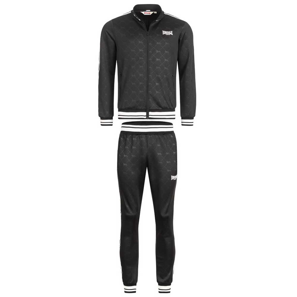 Lonsdale Ashwell Tracksuit Schwarz S Mann von Lonsdale