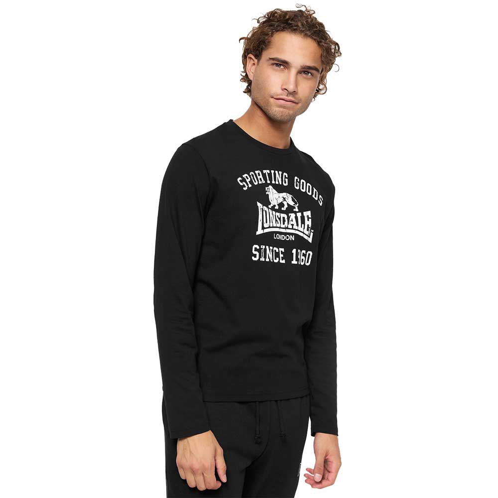 Lonsdale Auldearn Long Sleeve T-shirt Schwarz M Mann von Lonsdale