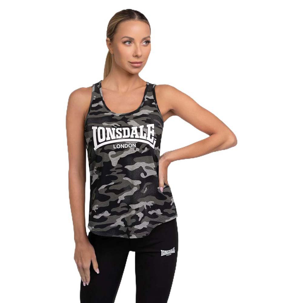 Lonsdale Beaquoy Sleeveless T-shirt Schwarz XL Frau von Lonsdale