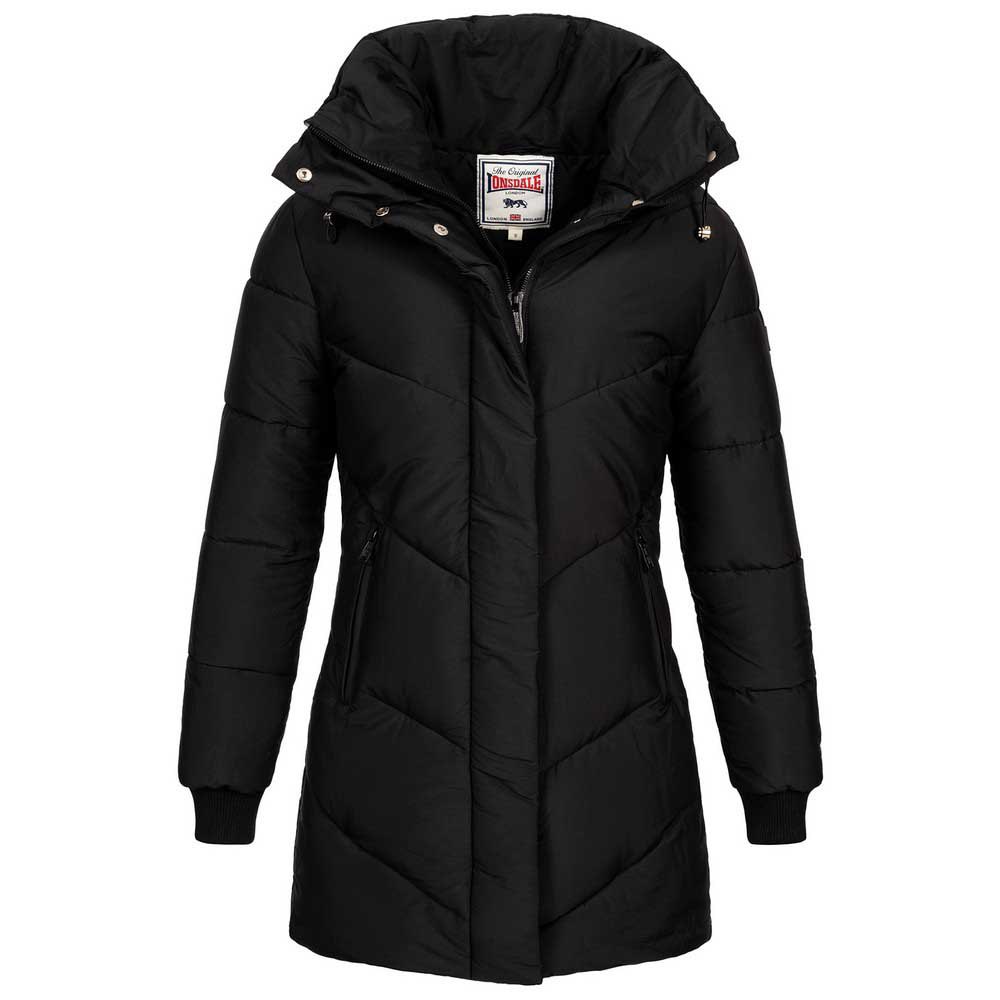 Lonsdale Beeley Coat Schwarz 2XL Frau von Lonsdale