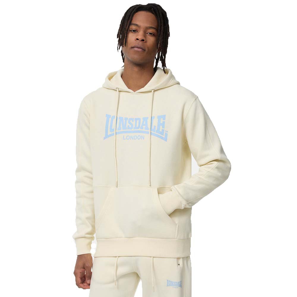 Lonsdale Belmaduthy Hoodie Beige S Mann von Lonsdale