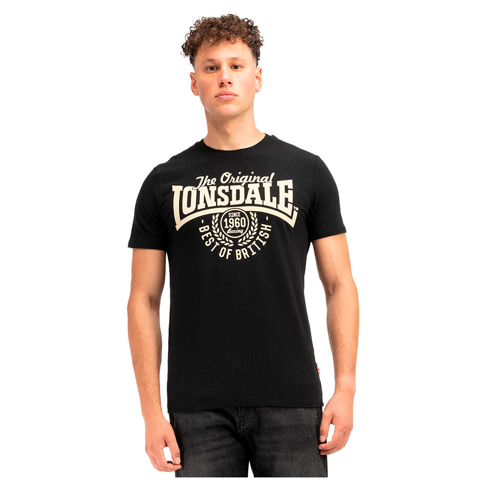 Lonsdale Bethersden Short Sleeve T-shirt Schwarz 3XL Mann Lonsdale Bethersden Short Sleeve T-shirt Schwarz 3XL Mann von Lonsdale