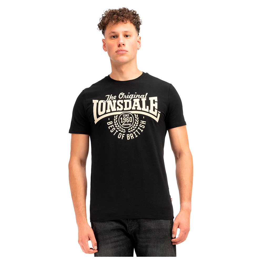 Lonsdale Bethersden Short Sleeve T-shirt Schwarz M Mann von Lonsdale