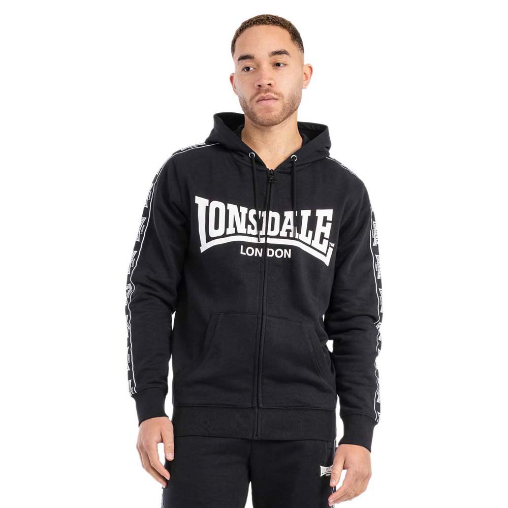 Lonsdale Bigton Full Zip Sweatshirt Schwarz M Mann von Lonsdale