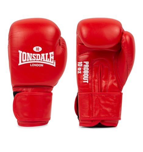Lonsdale Boxhandschuhe aus Leder PROBOUT Red 10 oz Lonsdale Boxhandschuhe aus Leder PROBOUT Red 10 oz von Lonsdale