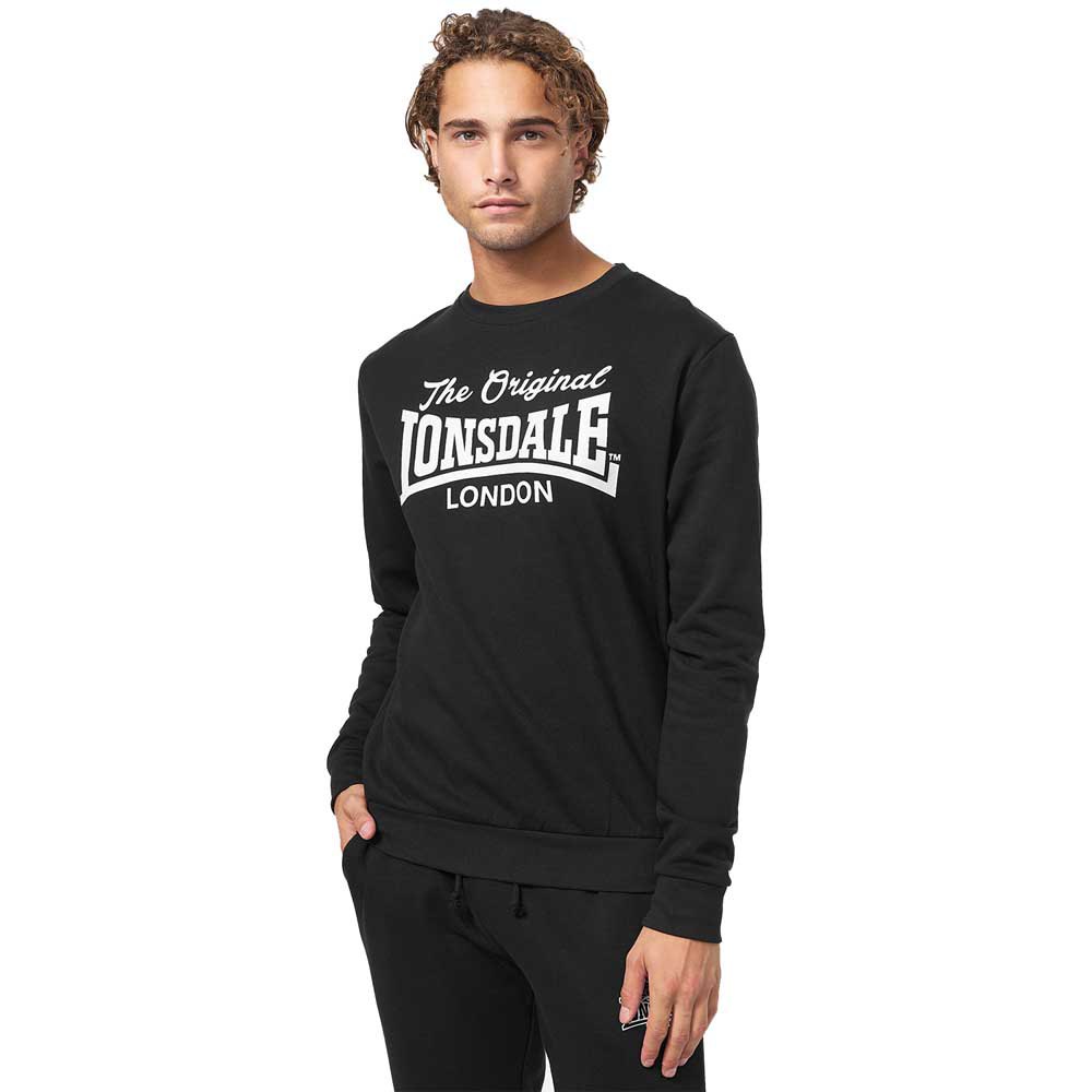 Lonsdale Burghead Sweatshirt Schwarz L Mann von Lonsdale