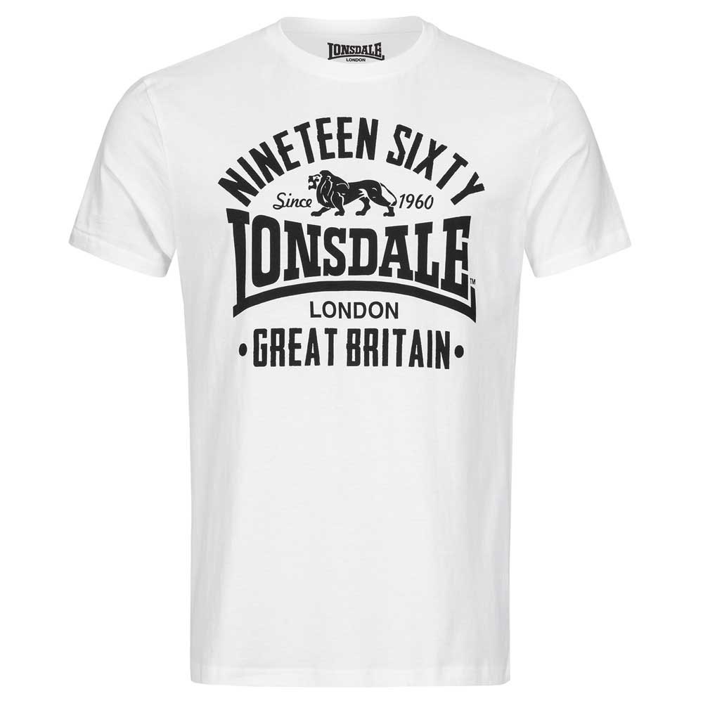 Lonsdale Bylchau Short Sleeve T-shirt Weiß 2XL Mann von Lonsdale