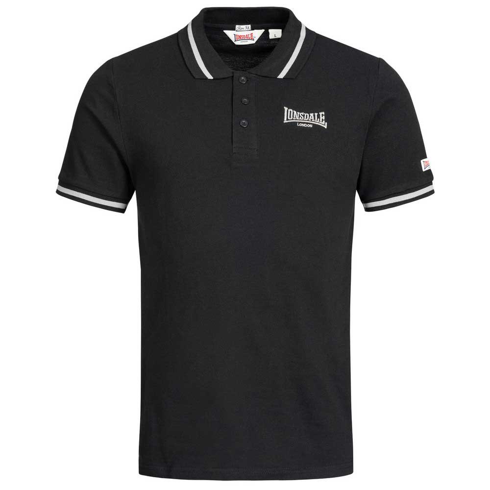 Lonsdale Causton Short Sleeve Polo Schwarz 3XL Mann von Lonsdale