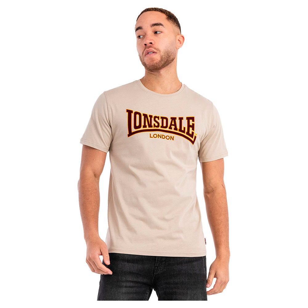 Lonsdale Classic Short Sleeve T-shirt Beige 3XL Mann von Lonsdale