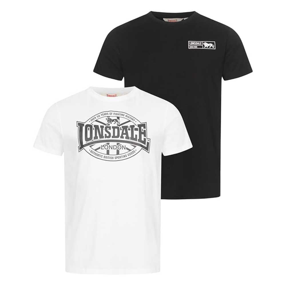 Lonsdale Clonkeen Short Sleeve T-shirt 2 Units Mehrfarbig 2XL Mann von Lonsdale