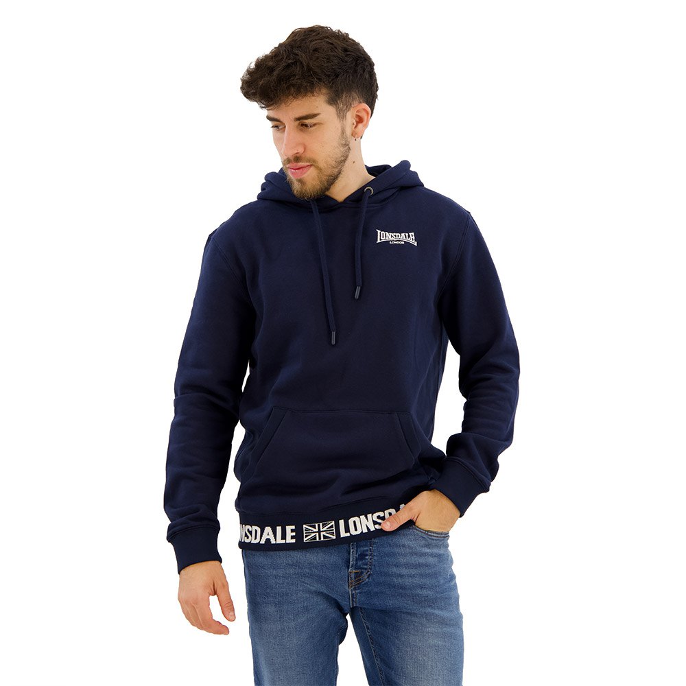 Lonsdale Crosspatrick Hoodie Blau L Mann von Lonsdale