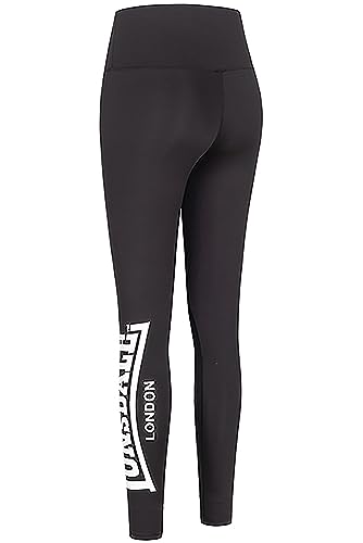 Lonsdale Damen Leggings SEMLEY, Farbe:Black/White, Größe:L von Lonsdale