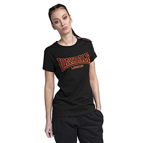 Lonsdale Damen Ribchester T Shirt, Schwarz, XS EU Lonsdale Damen Ribchester T Shirt, Schwarz, XS EU von Lonsdale