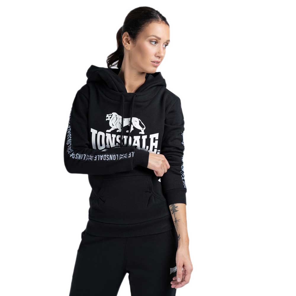 Lonsdale Dihewyd Hoodie Schwarz XS Frau von Lonsdale