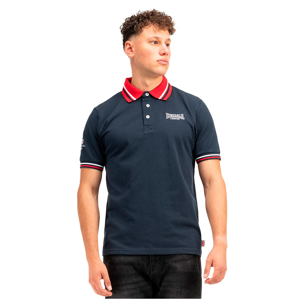 Lonsdale Ellers Grove Short Sleeve Polo  2XL Mann von Lonsdale