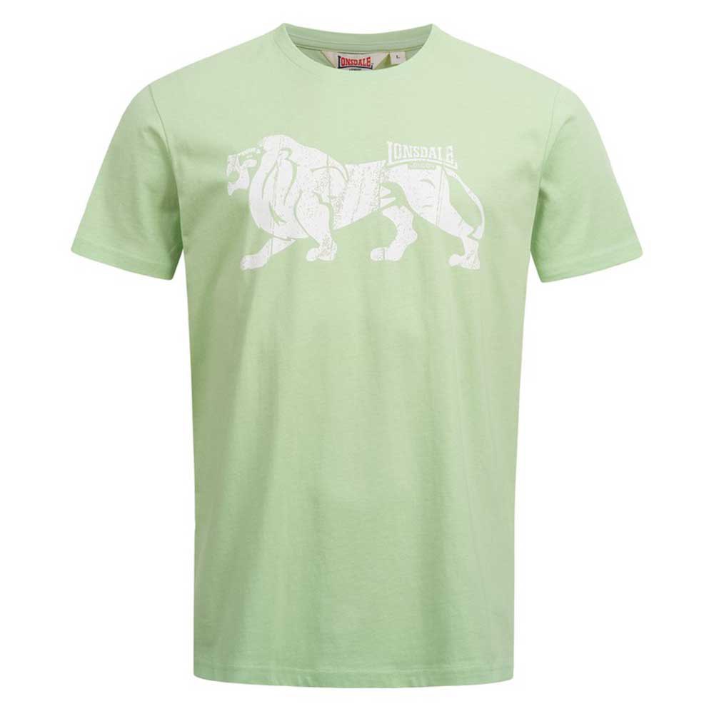 Lonsdale Endmoor Short Sleeve T-shirt Grün S Mann von Lonsdale