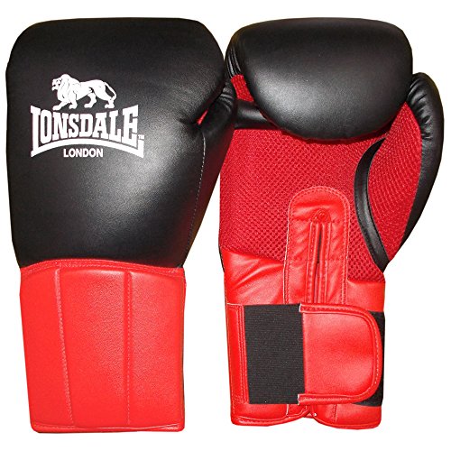 Lonsdale Erwachsene Performer Boxhandschuh, rot/Schwarz, 16 oz Lonsdale Erwachsene Performer Boxhandschuh, rot/Schwarz, 16 oz von Lonsdale
