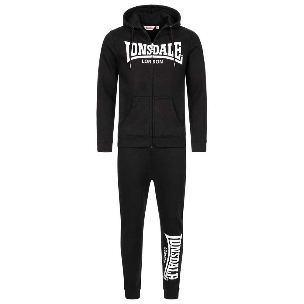 Lonsdale Feeny Tracksuit Schwarz 3XL Mann von Lonsdale