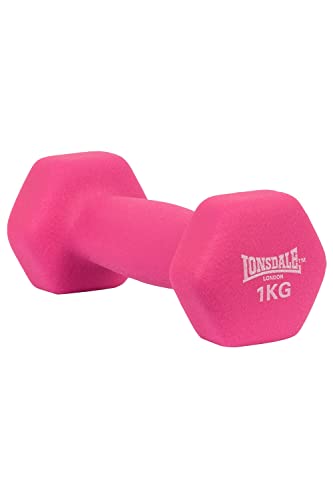 Lonsdale Fitness Hanteln FITNESS WEIGHTS Pink 1kg von Lonsdale