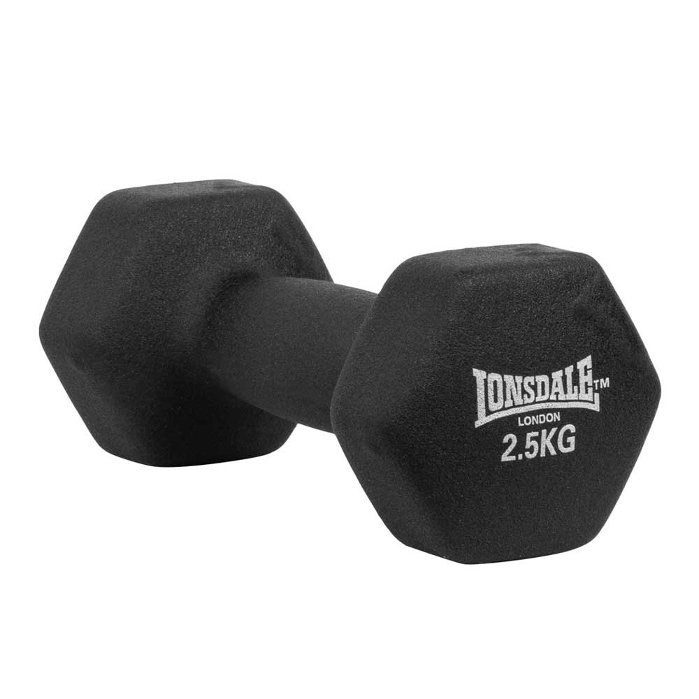 Lonsdale Fitness Weights Neoprene Coated Dumbbell 2.5kg 1 Unit Schwarz 2.5 kg Lonsdale Fitness Weights Neoprene Coated Dumbbell 2.5kg 1 Unit Schwarz 2.5 kg von Lonsdale