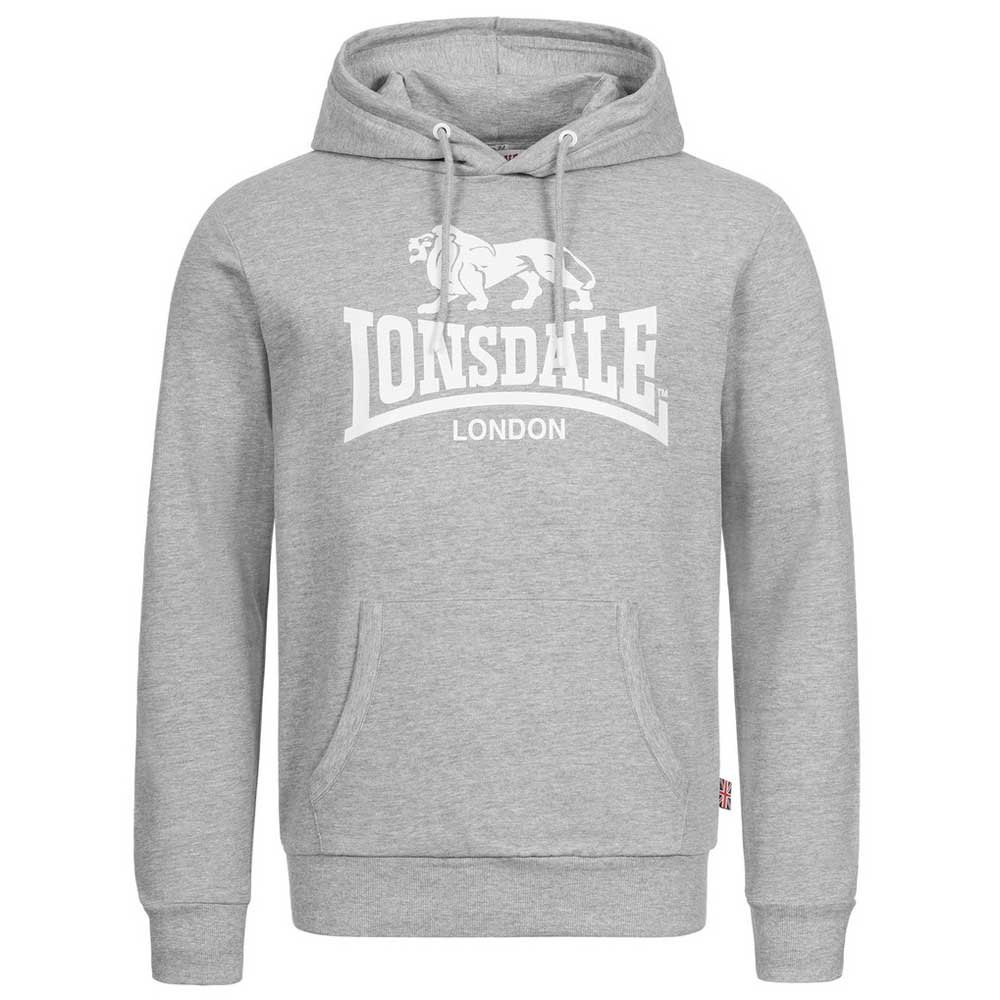 Lonsdale Fremington Hoodie Grau 2XL Mann von Lonsdale