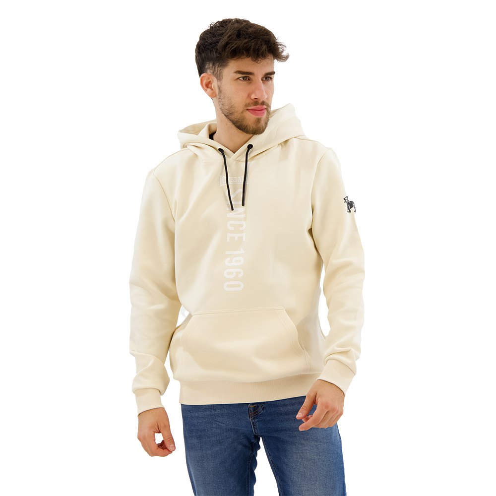 Lonsdale Galmoy Hoodie Beige L Mann von Lonsdale