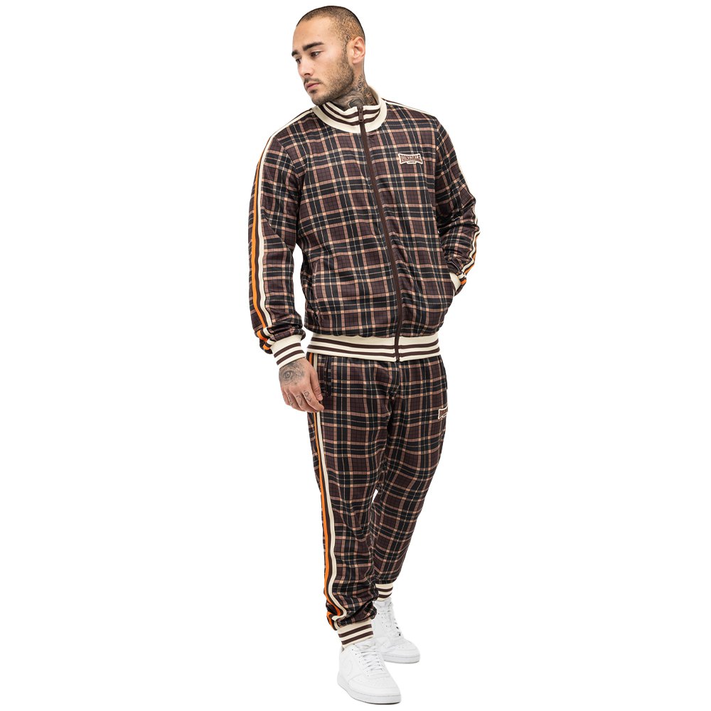 Lonsdale Hedley Slim Fit Tracksuit Braun L Mann Lonsdale Hedley Slim Fit Tracksuit Braun L Mann von Lonsdale