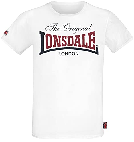 Lonsdale Herren Aldingham T Shirt, Weiß, 3XL EU Lonsdale Herren Aldingham T Shirt, Weiß, 3XL EU von Lonsdale