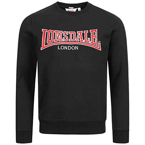 Lonsdale Herren Berger Lp181 Sweatshirt, Schwarz, M EU von Lonsdale