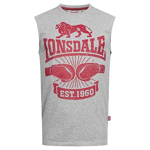 Lonsdale Herren Cleator T-Shirt, Marl Grey, XXL EU Lonsdale Herren Cleator T-Shirt, Marl Grey, XXL EU von Lonsdale