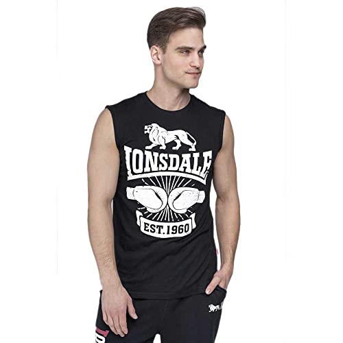 Lonsdale Herren Cleator T Shirt, Schwarz, S EU Lonsdale Herren Cleator T Shirt, Schwarz, S EU von Lonsdale