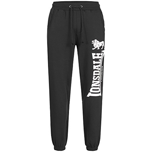 Lonsdale Herren Jogginghose schmale Passform OCKLE, Black 4XL, 113659 von Lonsdale