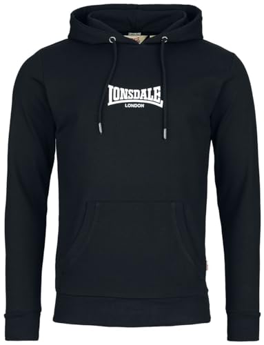 Lonsdale Herren Beetham Kapuzenpullover, Schwarz, S EU von Lonsdale