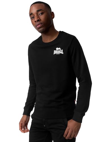 Lonsdale Herren Rundhals Sweatshirt schmale Passform LONGRIDGE Schwarz XL Lonsdale Herren Rundhals Sweatshirt schmale Passform LONGRIDGE Schwarz XL von Lonsdale