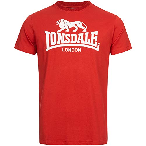 Lonsdale Herren St. første T Shirt, Rot, L EU von Lonsdale