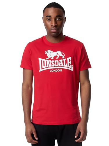 Lonsdale Herren St. første T Shirt, Rot, L EU von Lonsdale