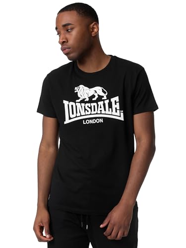 Lonsdale Herren St. Erney T Shirt, Schwarz, 3XL EU von Lonsdale