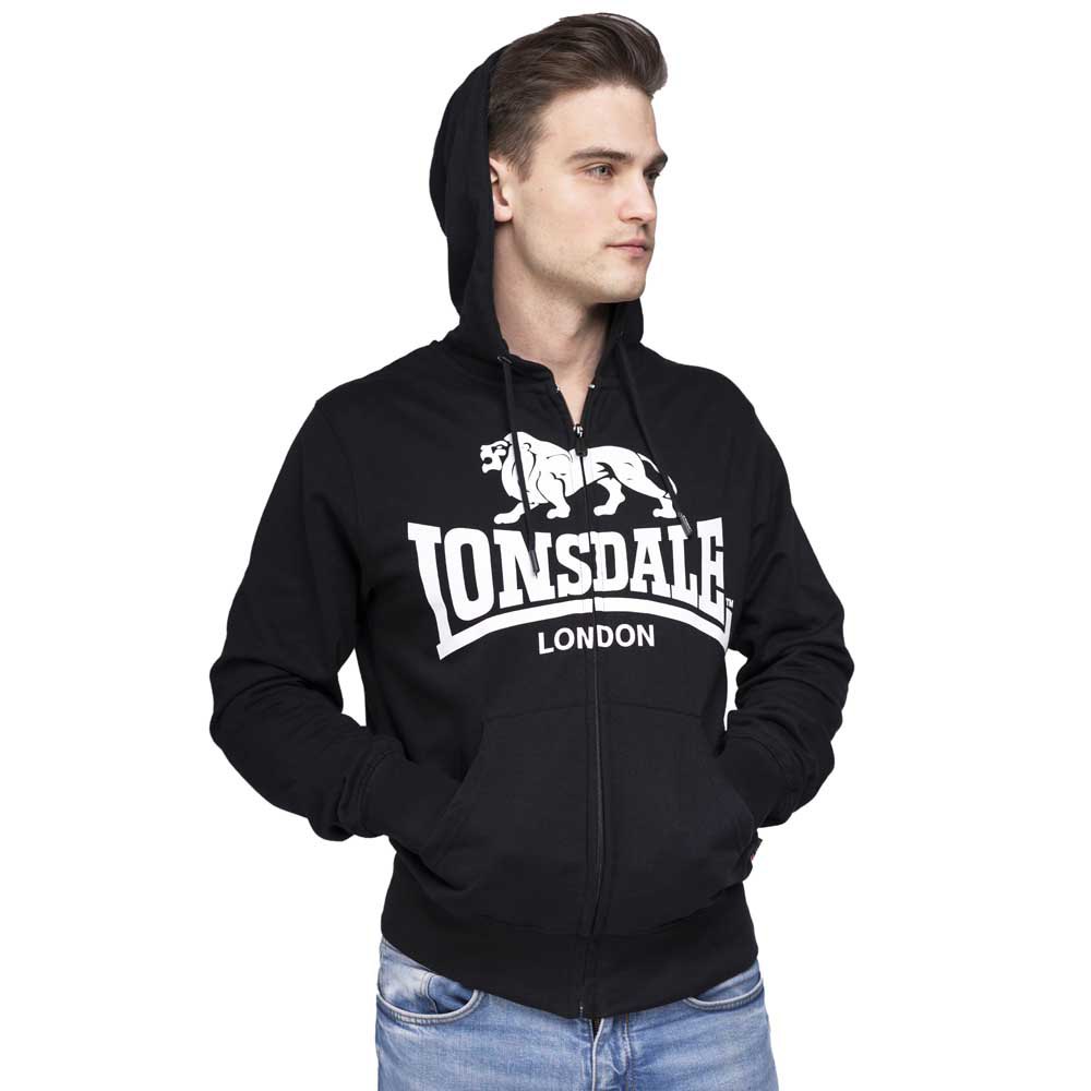 Lonsdale Krafty Full Zip Sweatshirt Schwarz M Mann von Lonsdale