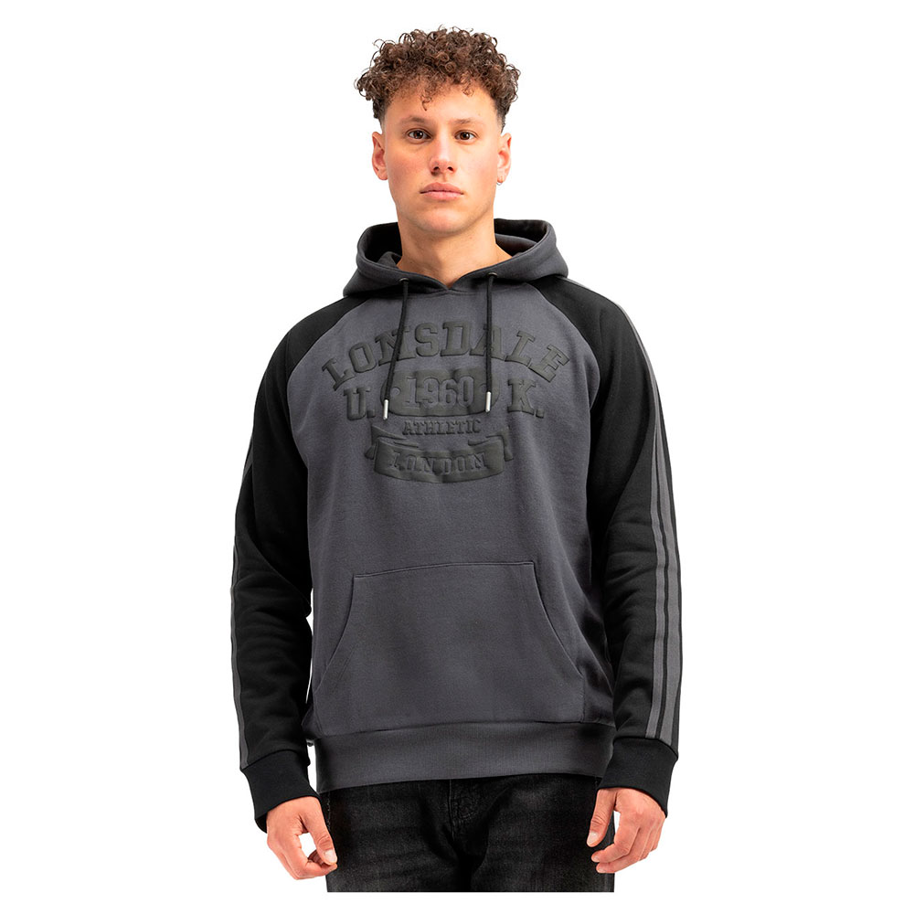 Lonsdale Linnfoots Hoodie Grau S Mann von Lonsdale