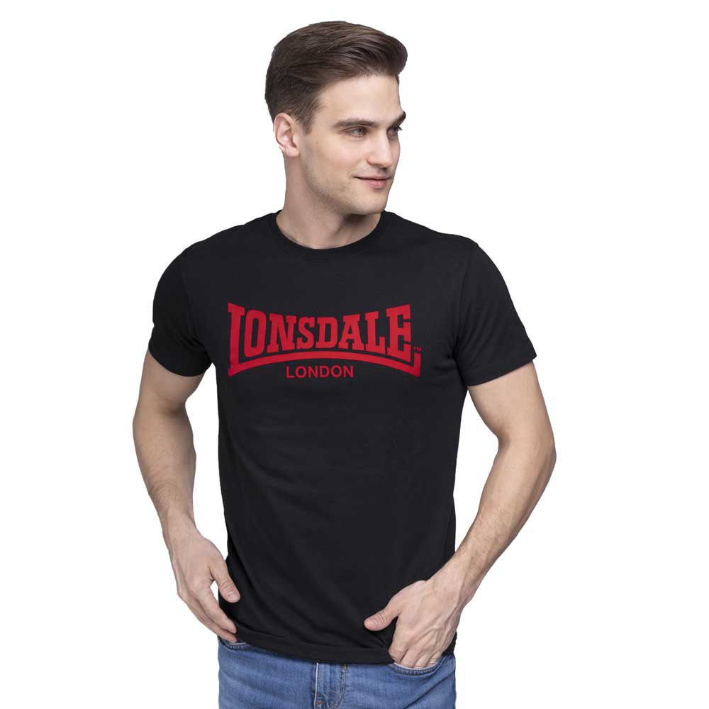 Lonsdale Ll008 One Tone Short Sleeve T-shirt Schwarz XL Mann von Lonsdale