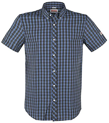 Lonsdale London Herren Brixworth Slim Fit Shortsleeve Shirt, Blue/White/Black, 3XL EU Lonsdale London Herren Brixworth Slim Fit Shortsleeve Shirt, Blue/White/Black, 3XL EU von Lonsdale