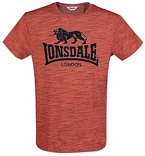 Lonsdale London Herren GARGRAVE T-Shirt, Marl Orange/Black, M Lonsdale London Herren GARGRAVE T-Shirt, Marl Orange/Black, M von Lonsdale