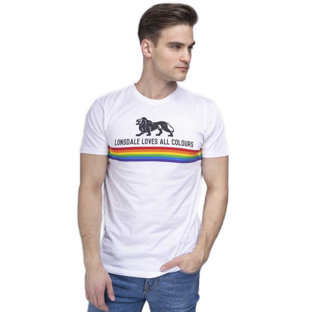 Lonsdale Nelson Short Sleeve T-shirt Weiß 2XL Mann Lonsdale Nelson Short Sleeve T-shirt Weiß 2XL Mann von Lonsdale