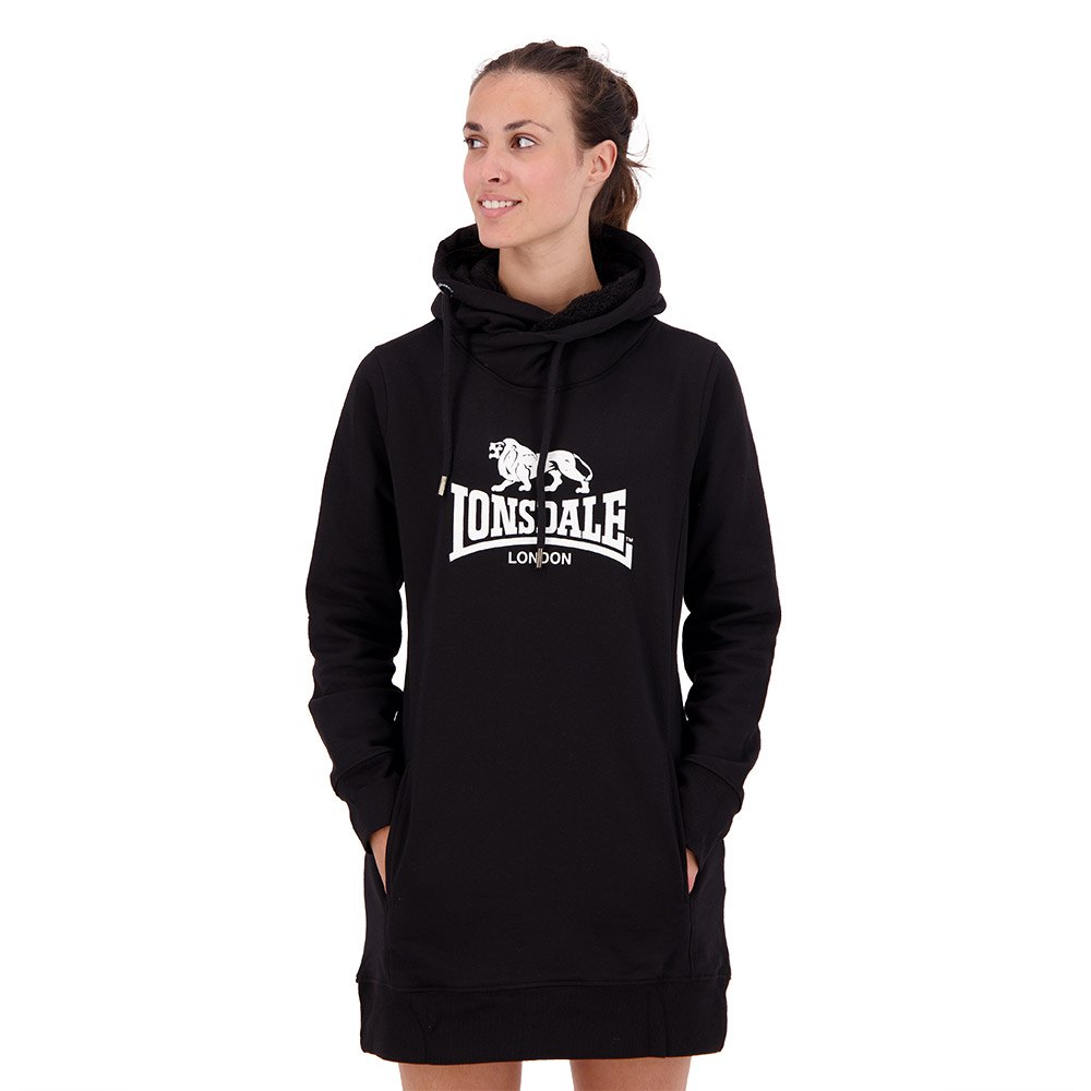 Lonsdale Pitlessie Dress Schwarz S Frau von Lonsdale