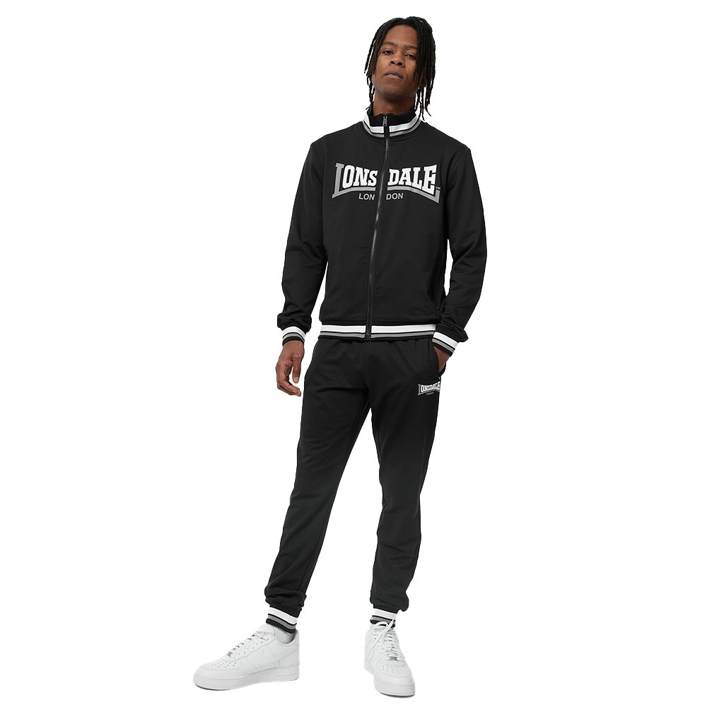 Lonsdale Poolewe Tracksuit Schwarz S Mann von Lonsdale