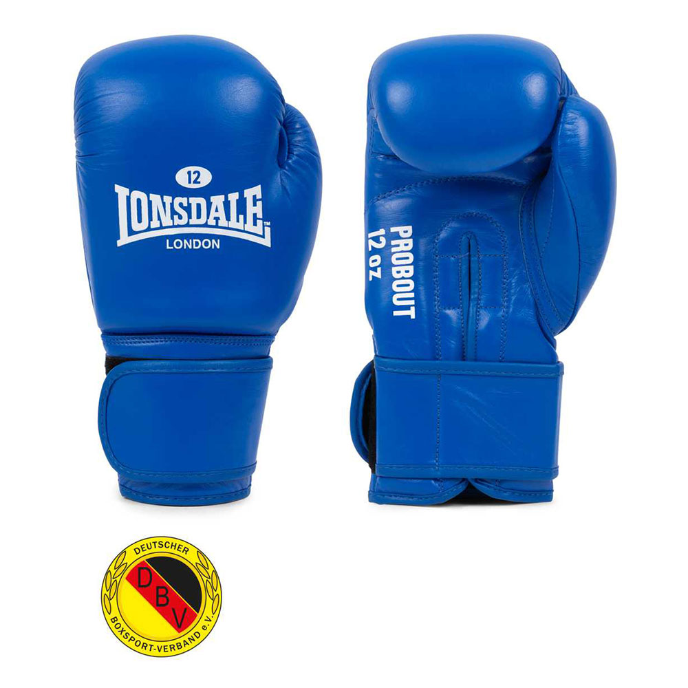 Lonsdale Probout Dbv Leather Boxing Gloves Blau 12 oz Lonsdale Probout Dbv Leather Boxing Gloves Blau 12 oz von Lonsdale