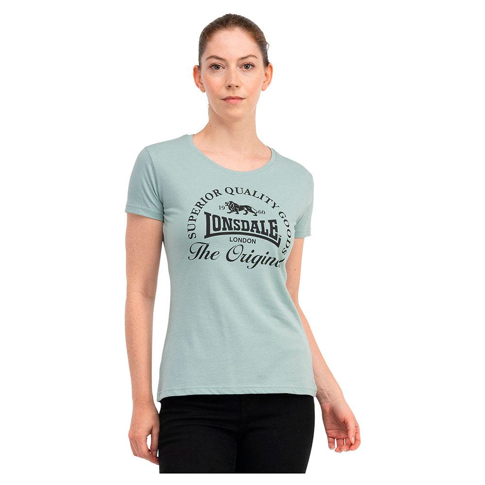 Lonsdale Rowrah Short Sleeve T-shirt 2 Units Grau L Frau von Lonsdale